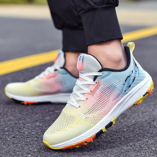 Zapatillas de deporte de entrenamiento para hombres y mujeres Superficie de tela de malla de primavera