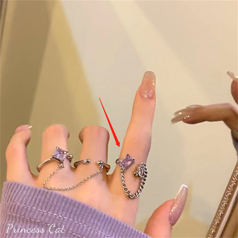 Women's Adjustable Ins Niche Design Ring