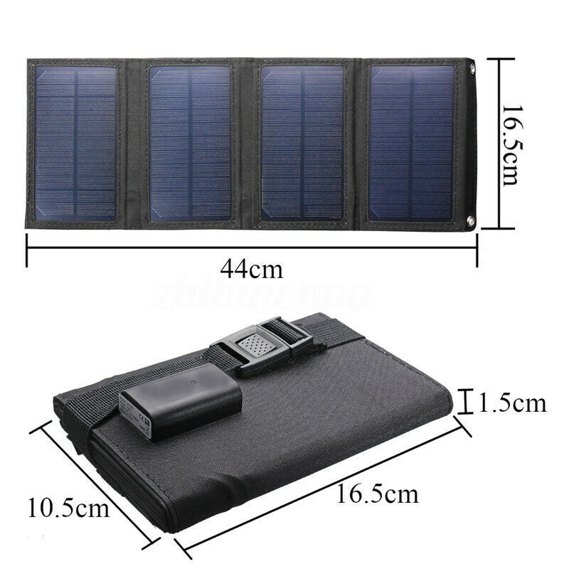 Panneau de batterie pliable solaire portatif de l'interface USB 20W5V