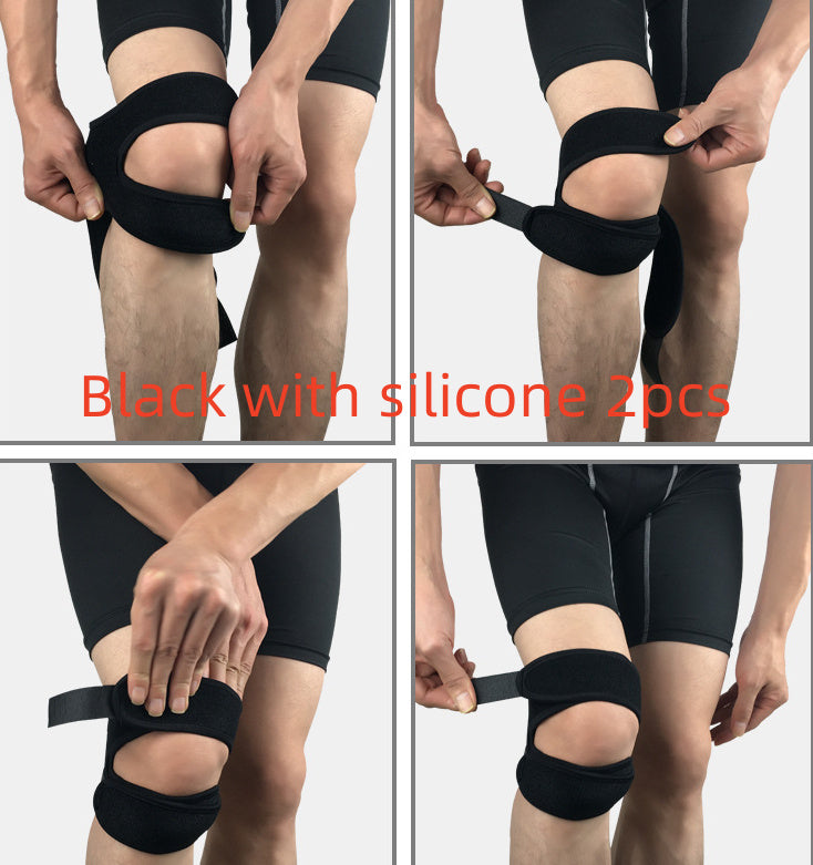 Bande rotulienne professionnelle, soutien du genou, sport, Leggings de Compression absorbant les chocs