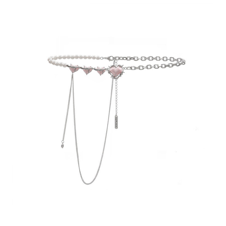 Collier pendentif amour simple à la mode pour femmes