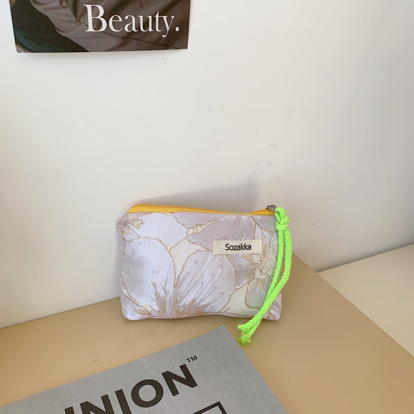 Rope Mouth Red Envelope Female Cosmetic Bag Portable Portable Coin Purse Wash Bag