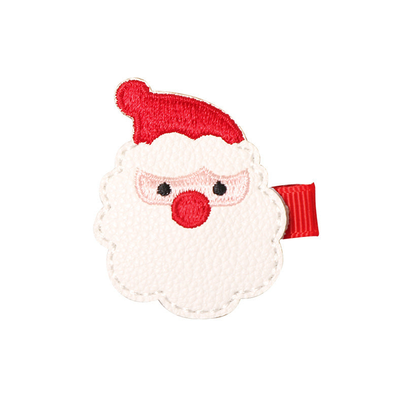Accessoires créatifs et mignons en épingle à cheveux de Noël pour enfants