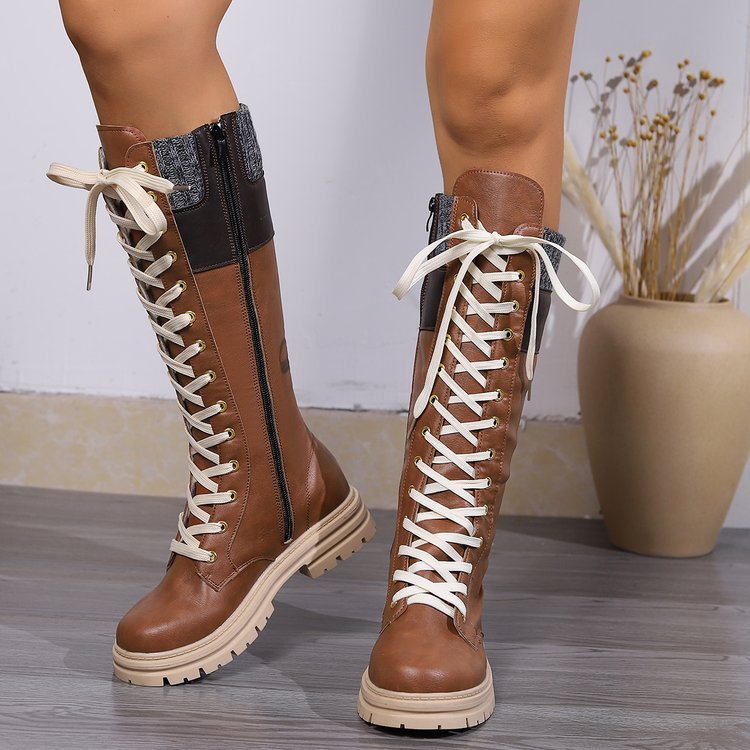 Bottes hautes amincissantes grande taille pour femmes