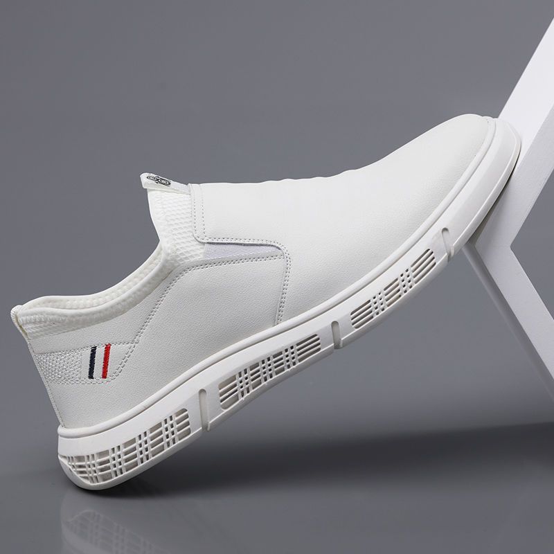 Zapatos de cuero casuales de negocios para hombres Fondo suave coreano