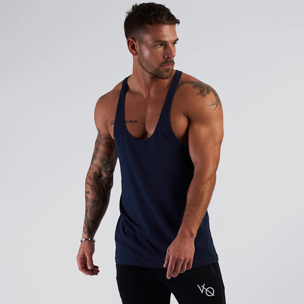 Men's Outdoor Running Leisure Sports Fitness Vest