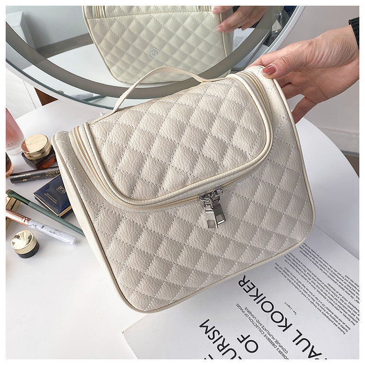 Sac de rangement cosmétique de lavage de crochet d'élingue à la mode