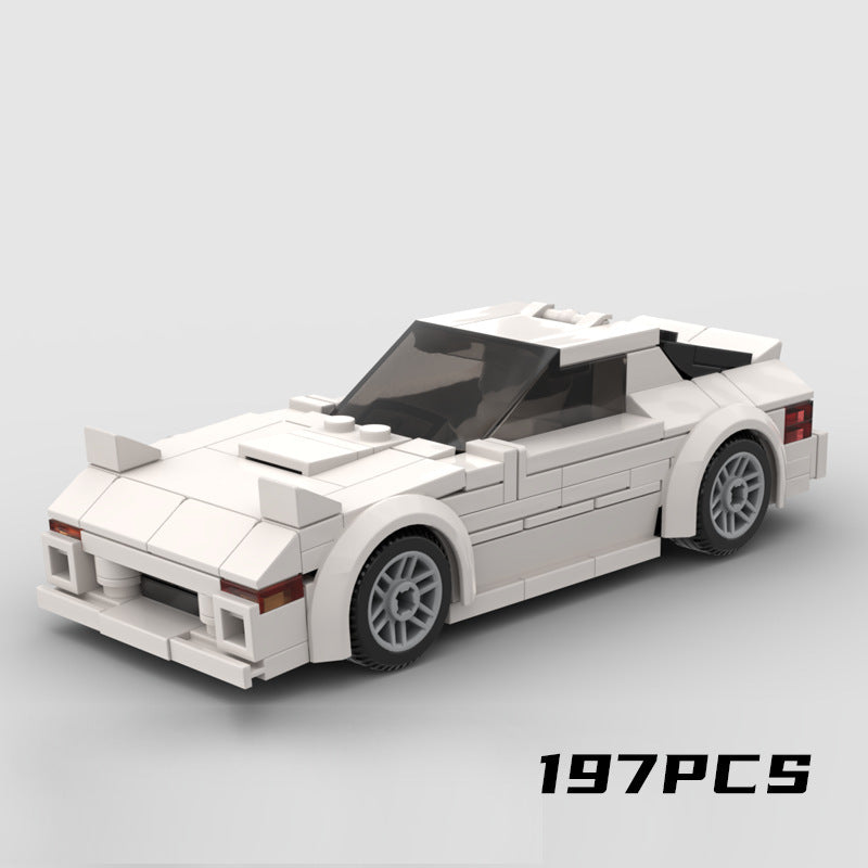 Blocs de construction de modèle de course de voiture de jouet pour enfants compatibles avec le Puzzle de petites particules bricolage