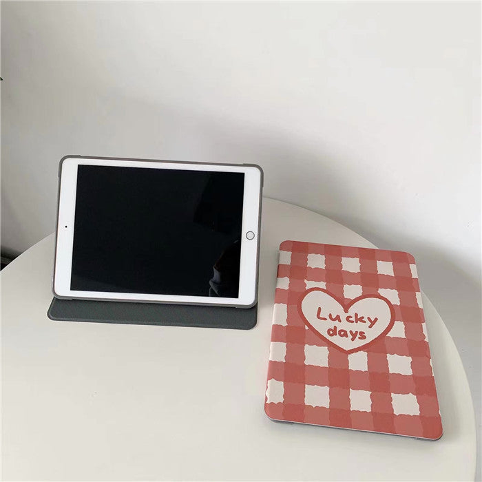 Compatible avec Apple, étui de protection en cuir pour tablette, coque souple Mini