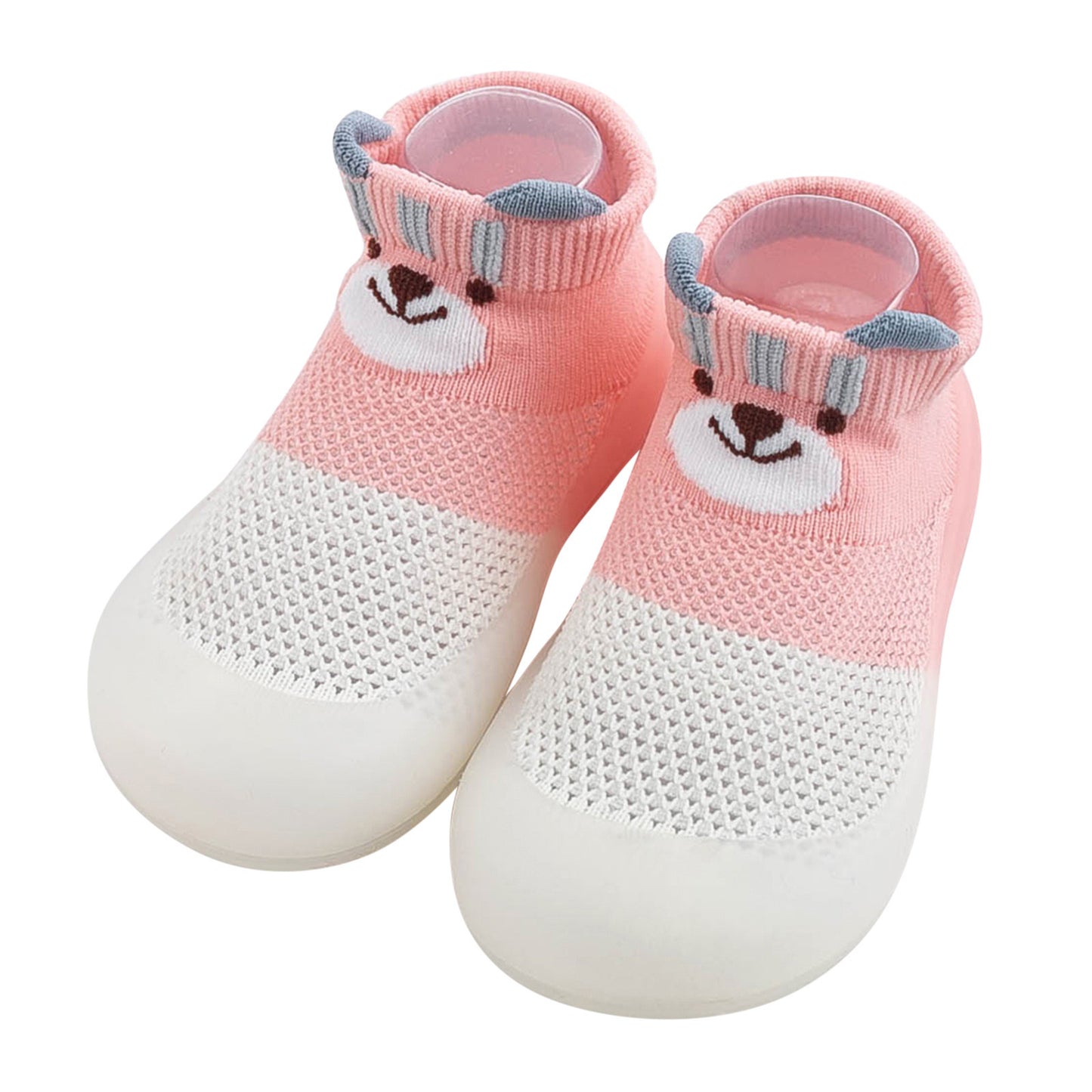 Zapatos para bebés y niños pequeños, calzado antideslizante de fondo suave y transpirable para el suelo para niños y niñas
