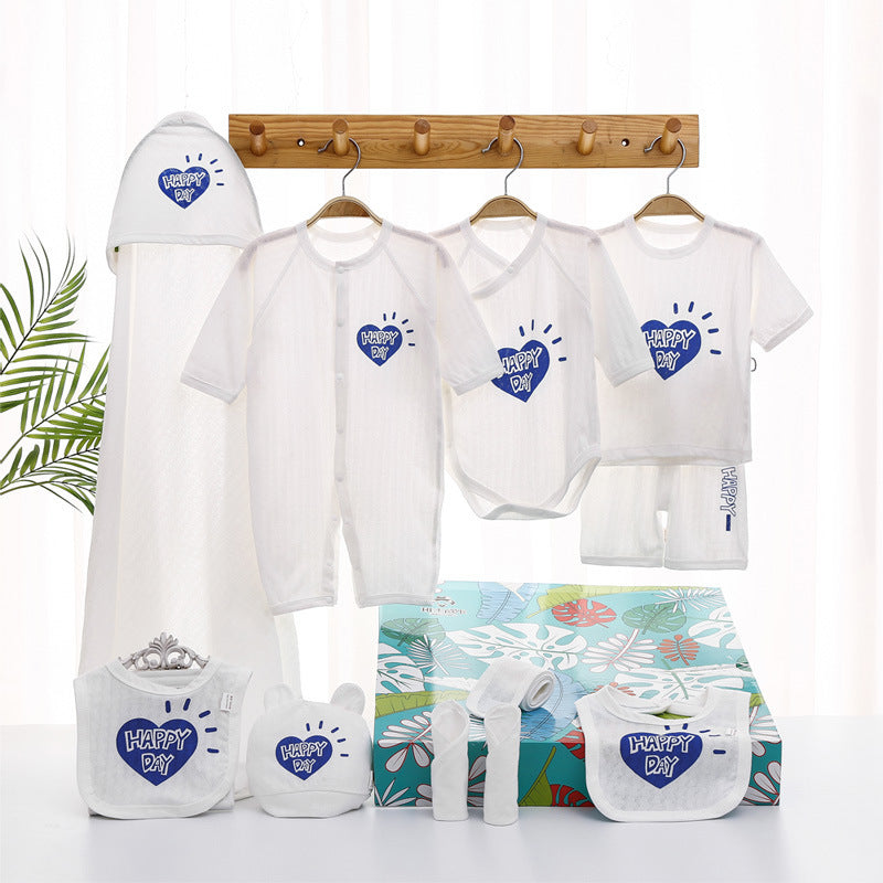 Ensemble cadeau d'été pour nouveau-né, vêtements fins pour bébé