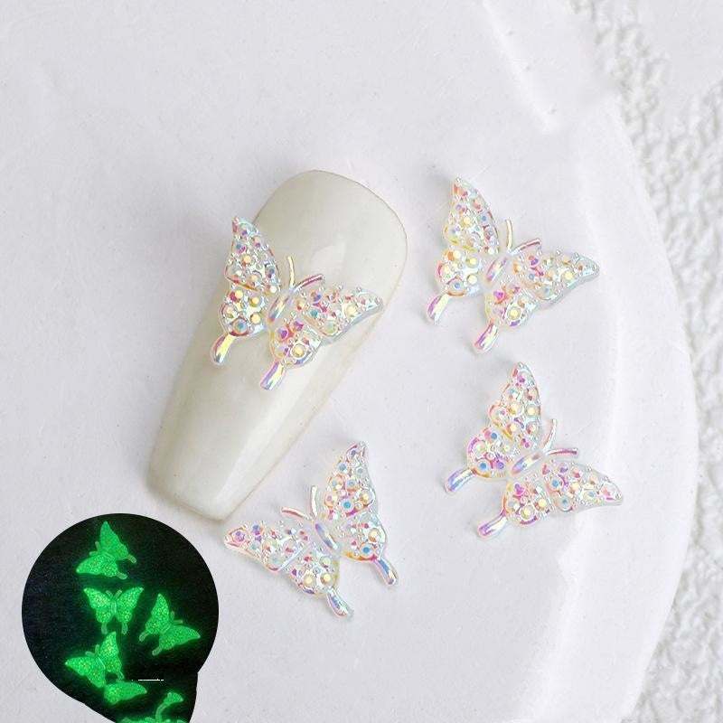 Aurora Butterfly Nail Accessories