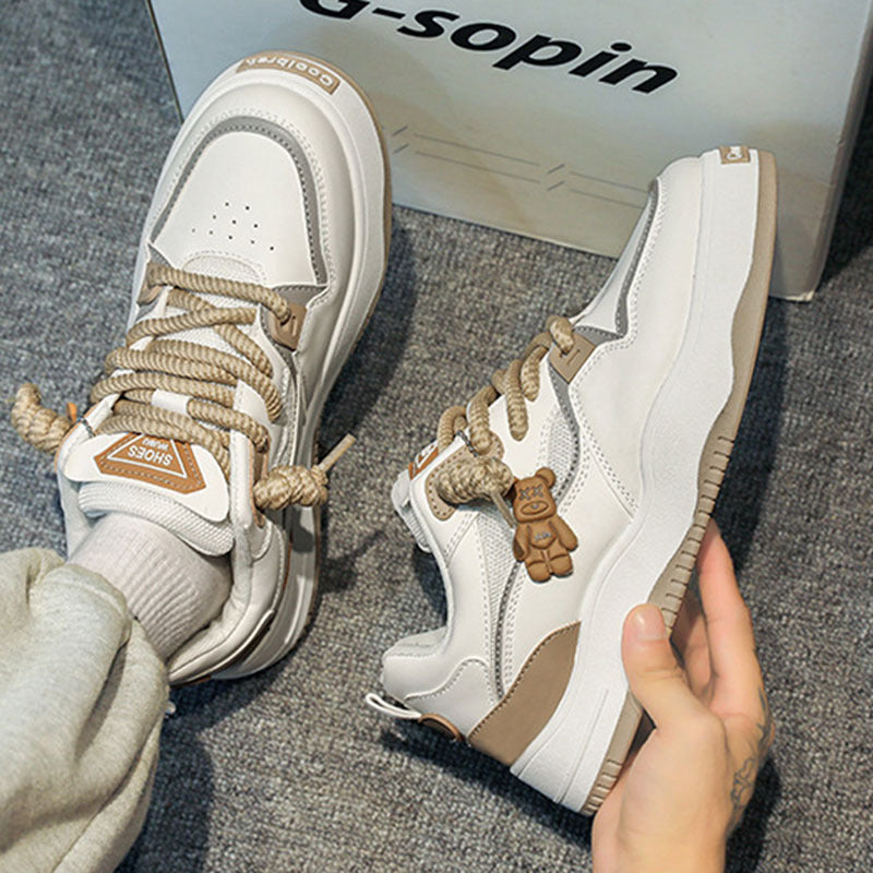 Hipster Platform Sneaker Homme décontracté décontracté polyvalent Sneaker Sports