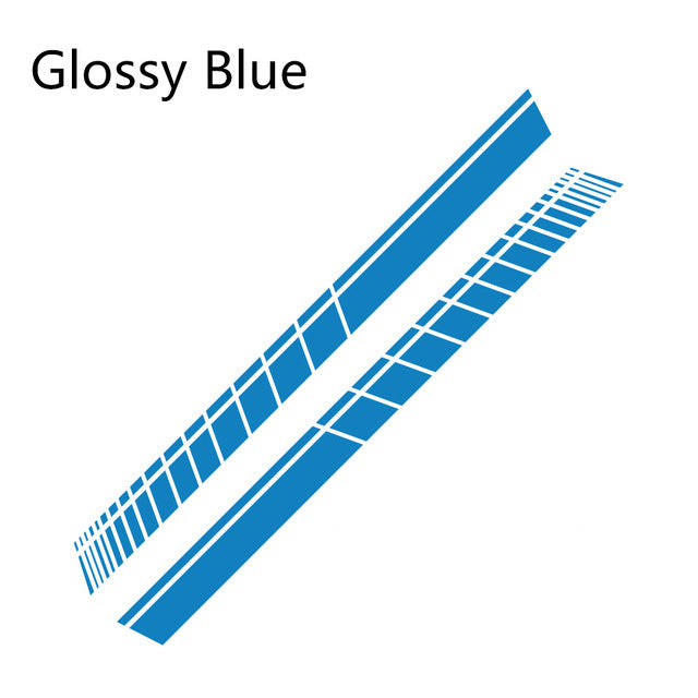 Autocollant de carrosserie de voiture résistant aux rayures pour équipement arrière modifié, autocollants spéciaux 3D noirs, autocollants rayés de décoration de voiture