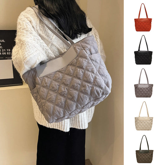 Losange couture sac à bandoulière automne et hiver luxe femmes sac haute capacité décontracté déplacements sacs à main personnalisés