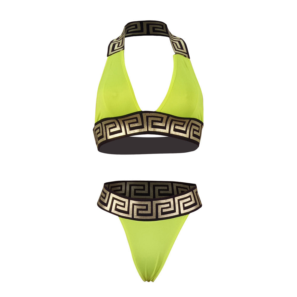 Bikini imprimé deux pièces une pièce livraison directe