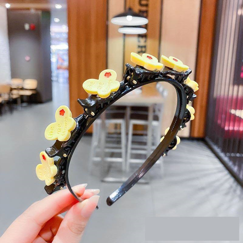 Accessoires pour cheveux à pince pour filles, rouge filet