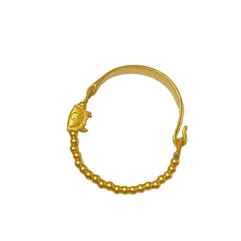 Demi-bracelet en jade Hetian, année de naissance féminine