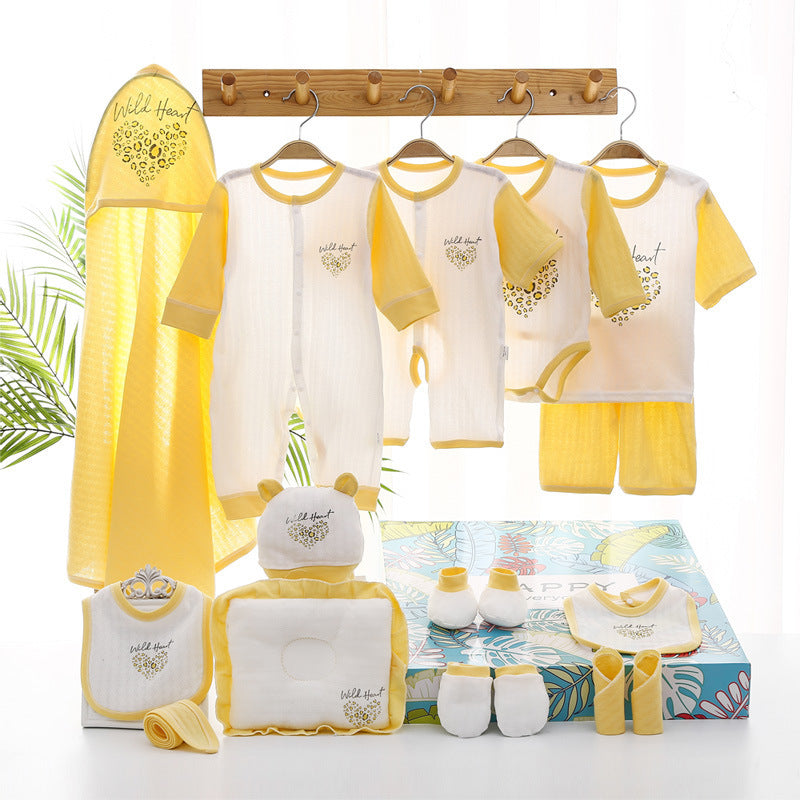 Ensemble cadeau d'été pour nouveau-né, vêtements fins pour bébé