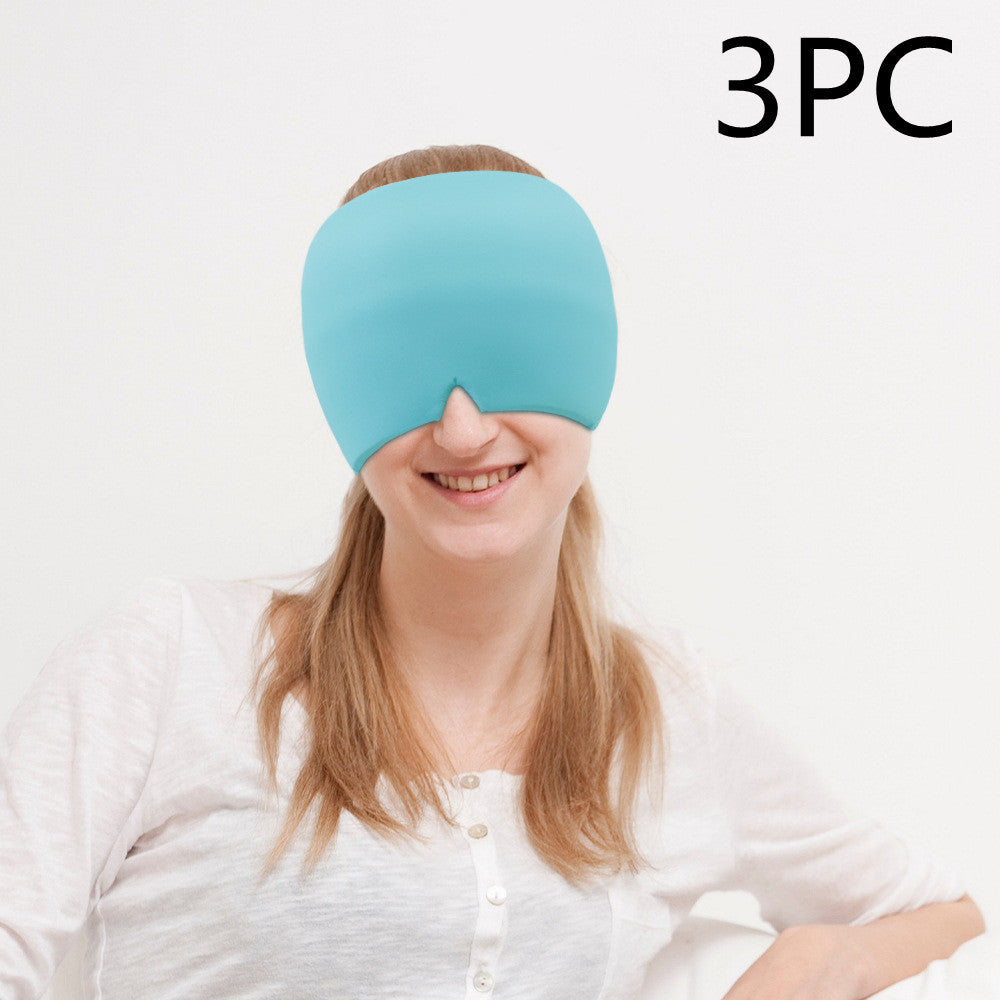 Mascarilla para ojos en gel para aliviar el dolor de cabeza