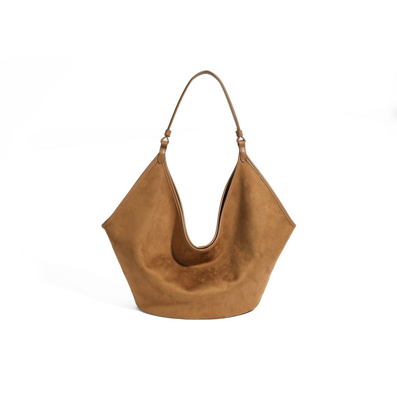 Women's Fashionable Large-capacity Soft Leather Shoulder Bag