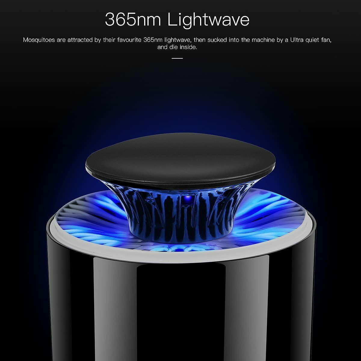 Lampe électrique anti-moustique UV, piège à insectes volants d'intérieur et d'extérieur, USB