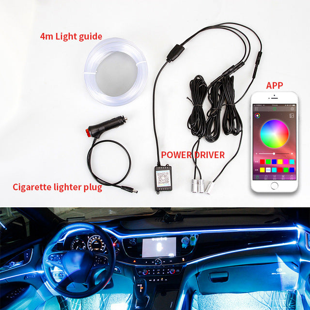 One For Five Car Voice Control Atmosphere Light