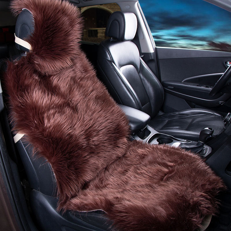 Warm General Motors Faux Wool Long Hair Cushion