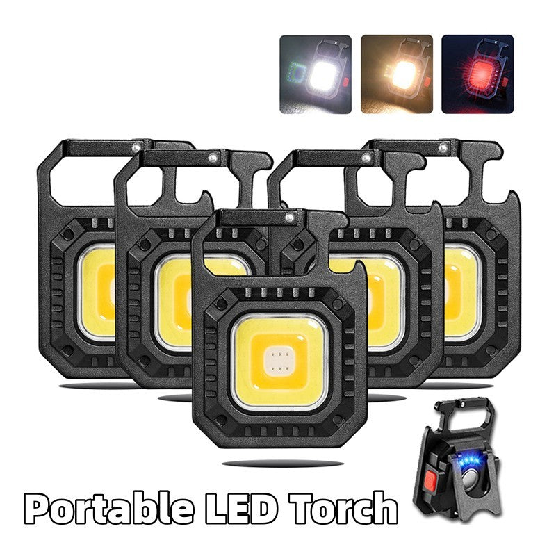 Mini torche LED Portable, puissante, étanche, lampe de travail de poche, lanterne multifonctionnelle, pour Camping et pêche