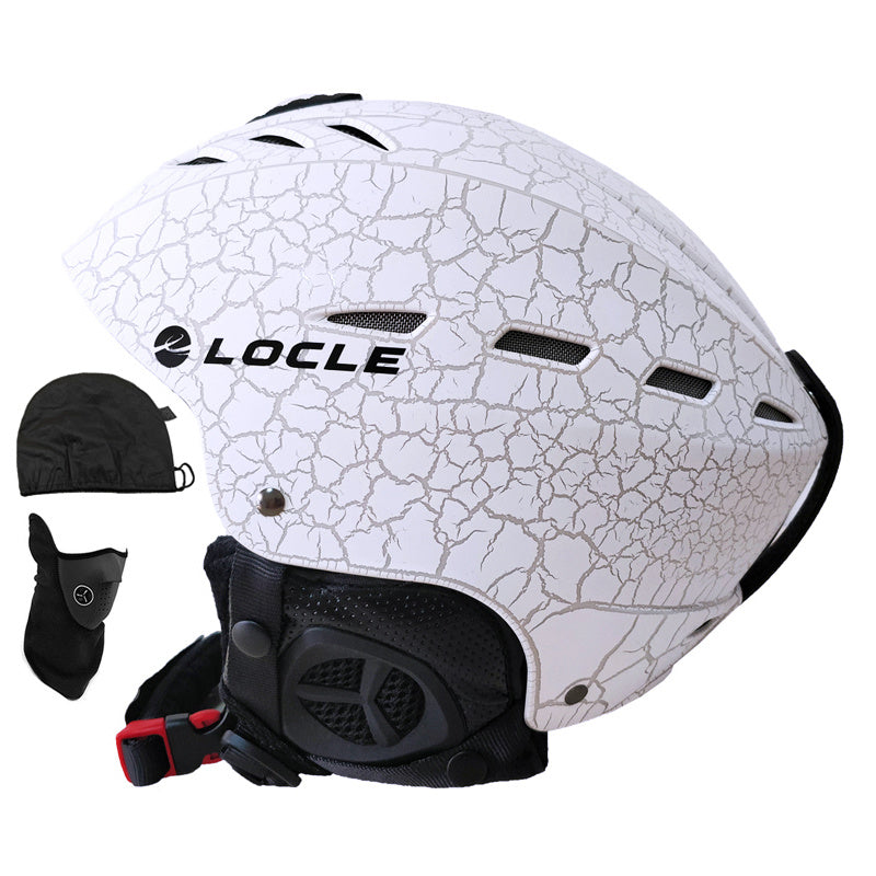 Cascos de nieve anticolisión y cálidos para hombres y mujeres
