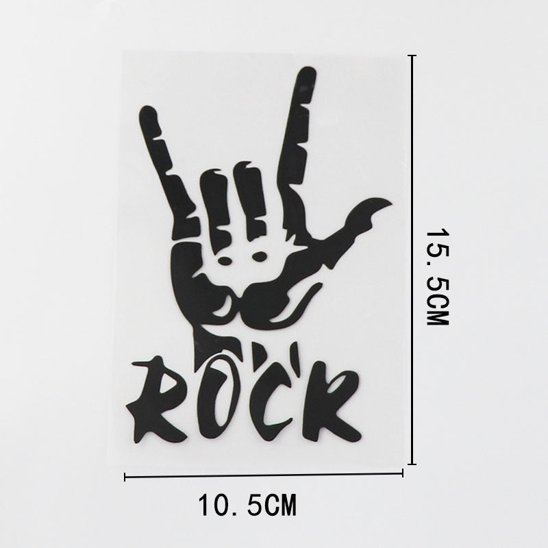 Personalized ROCK Creative Car Sticker Creative Car Decoration Waterproof Car Stickers