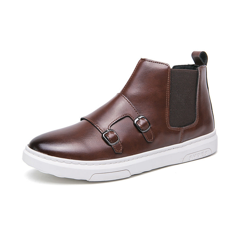 Zapato de tabla de caña alta 38-46 Tamaño Moda Retro Tendencia