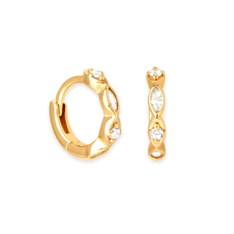 Boucles d'oreilles Vintage métalliques Punk, mode européenne et américaine