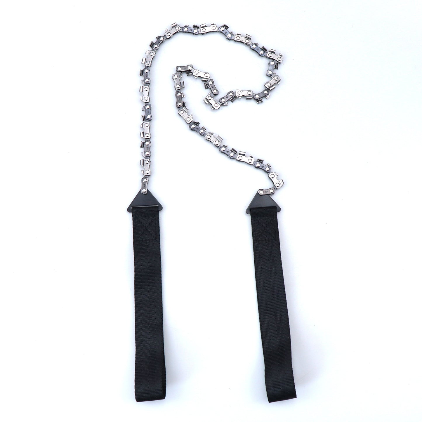 Scie à chaîne à main portable de 24 pouces, scie à main de survie en plein air, scie à main de jardin, scie à fil d'extérieur 