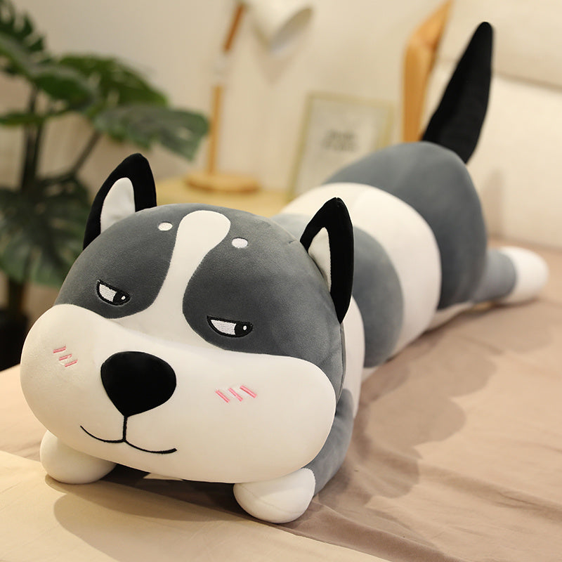 Juguete de peluche Husky de la serie linda