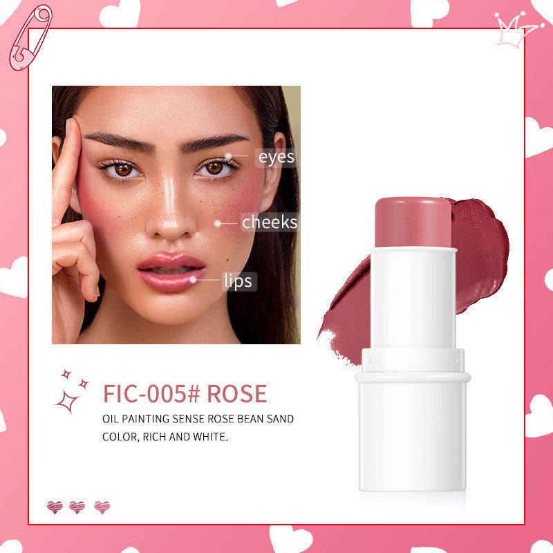 Stylo surligneur 3 en 1, correcteur de visage, bronzant, éclaircissant, maquillage de Contour 3D et Blush, fard à paupières, bâton de rouge à lèvres