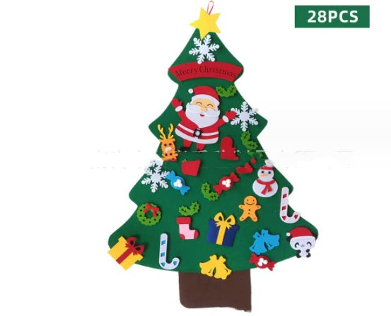 Tissu en feutre pour décorer le sapin de Noël