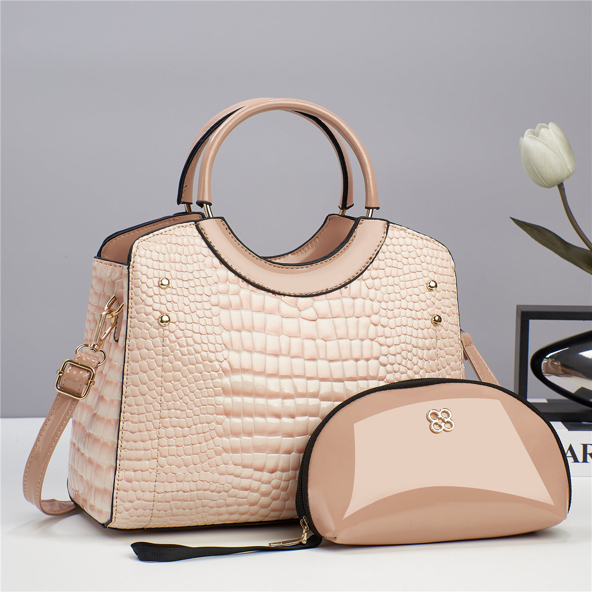 Sac à bandoulière tendance pour enfants et mères, sac à bandoulière texturé pour personnes d'âge moyen