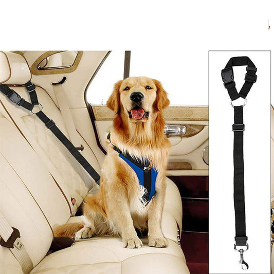 Ceinture de traction de corde de sécurité de voiture pour animaux de compagnie