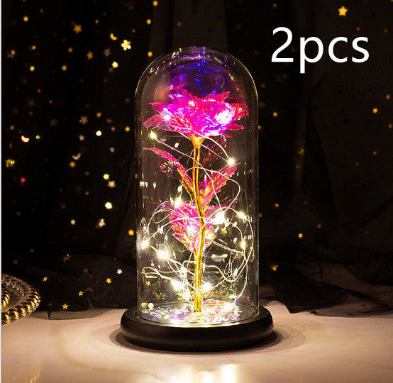 Cubierta de cristal del Principito Rosa