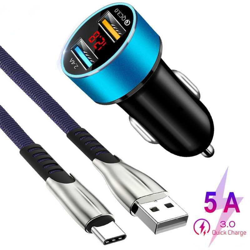 Cable de teléfono USB Tipo C Carga Carga rápida QC 0