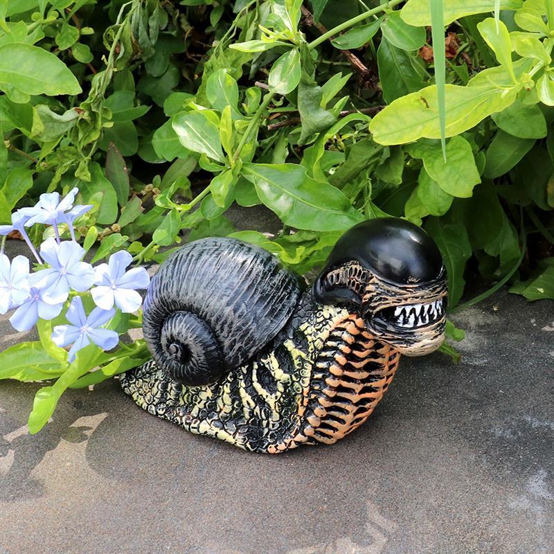Escargot maléfique en résine, décoration de maison, Design de jardin, artisanat, décoration d'escargot