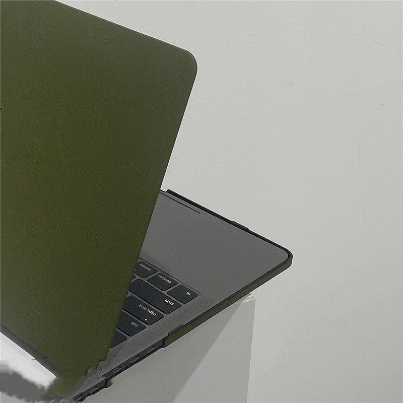 Carcasa protectora para MacBook Notebook Quicksand verde militar
