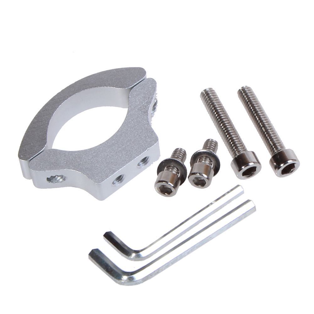 Abrazadera de tubo de foco Led para motocicleta, soporte de parachoques, marco de fijación de aleación de aluminio para vehículo eléctrico