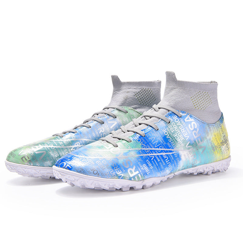 Chaussures de football montantes pour garçons et filles Tf ongles cassés