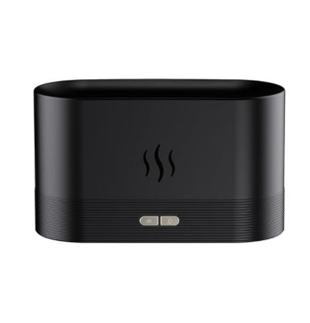 Diffuseur d'arôme avec humidificateur de brume légère de flamme, diffuseur d'aromathérapie avec Protection d'arrêt automatique sans eau pour Spa, maison, Yoga, bureau