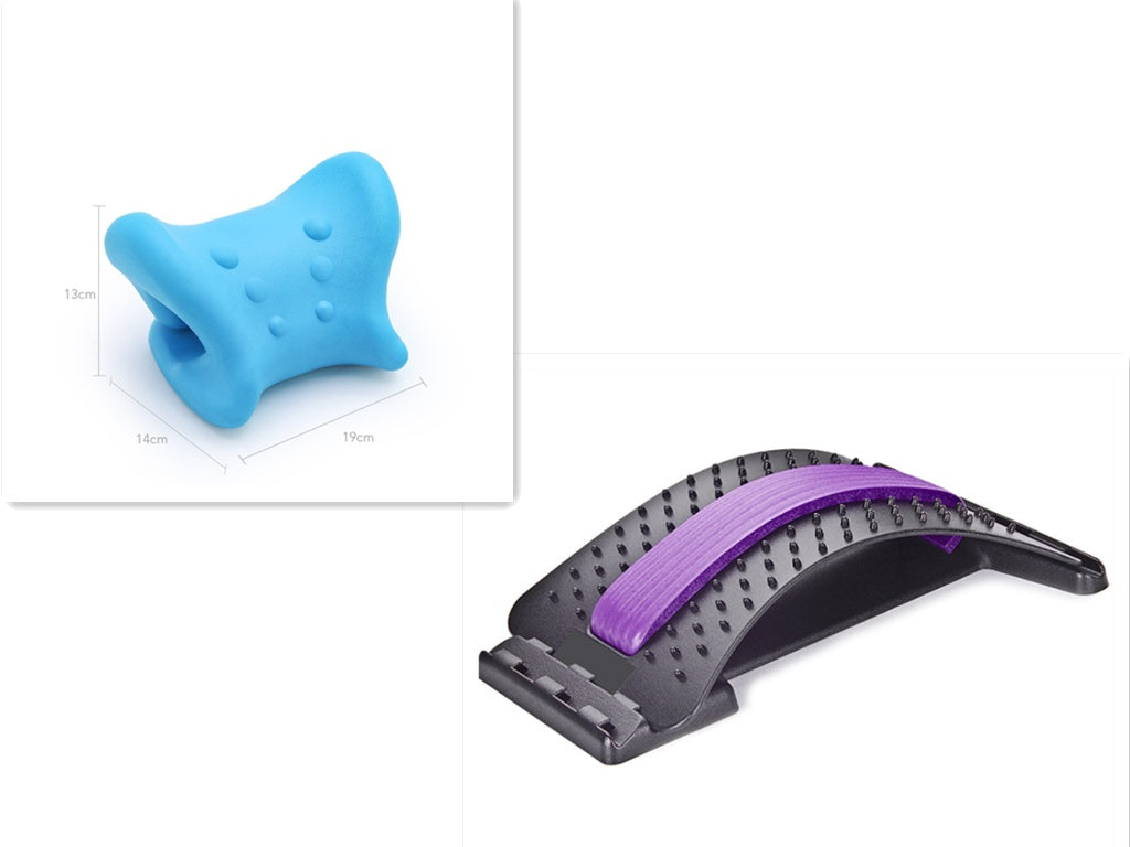 Almohada restauradora para dormir individual, almohada cervical de tracción para masaje