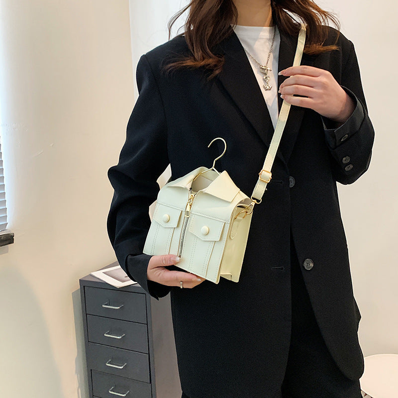 Veste tridimensionnelle d'été pour vêtements, petit sac carré à bandoulière