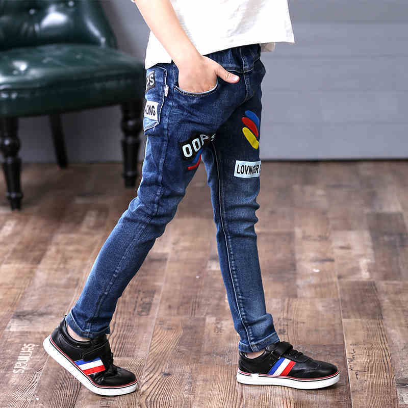 Jeans pour garçons automne et hiver nouveau velours une pièce