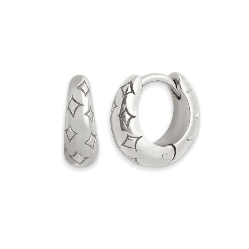 Boucles d'oreilles Vintage métalliques Punk, mode européenne et américaine